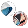 thumbnail image 5 of Dolphin Canvas Beach Blanket - Picnic Mat Outdoor Waterproof Sand Proof Large Portable Camping Rug Foldable with Corner Pockets and Stakes for Travel Hiking Grass Park Vacation 80" x 60", 5 of 6