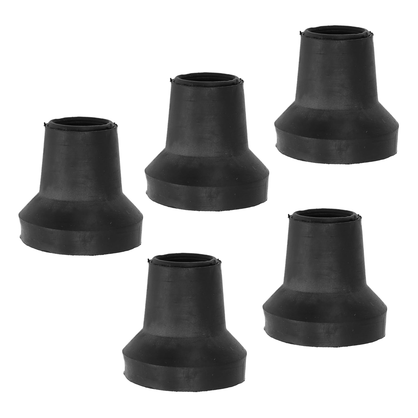 OTVIAP 5Pcs Crutch Tips 14mm Natural Rubber Anti Skid Good Grip Nonslip Safe Wear Resistant Durable Rubber Cane Tips,Crutch Tips,Crutches Accessories