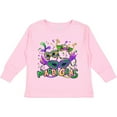 thumbnail image 3 of Inktastic Mardi Gras Masks and Beads Boys or Girls Long Sleeve Toddler T-Shirt, 3 of 5