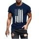 thumbnail image 2 of Tops para hombre, blusas y camisas de manga corta con cuello redondo para hombre, jersey informal de moda con estampado de cuello redondo para hombre, pantalones cortos deportivos para fitness, blusa, 2 of 5