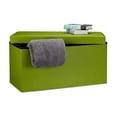 thumbnail image 1 of Bench with storage space in artificial leather, 1 of 5