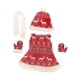 thumbnail image 4 of Conjunto de ropa navideña para muñecas, recuerdo de fiesta, conjunto de ropa para muñecas, trajes para muñecas, disfraces estilos un, 4 of 7