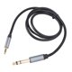 thumbnail image 1 of Cable Estéreo de 3.5 mm A 6.35 mm, Enchufe y Juego de Altavoces Transferencia Sin Pérdida de Cable de 24K Conector Chapado de Oro para Guitarras para Dispositivos de Cine en Casa, 1 of 7