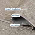 thumbnail image 2 of Funslane 8' x 10' Washable Area Rug, Modern Woven Carpet, Non-Slip & Stain-Resistant Floor Cover, for Living Room, Bedroom & Dining Room, Black Gray, 2 of 6