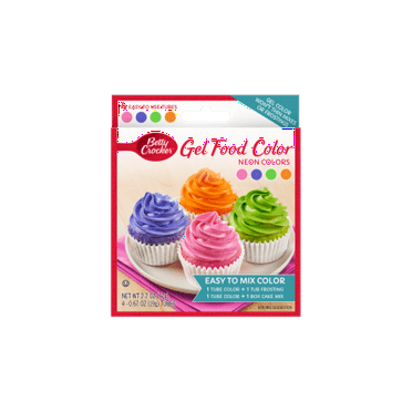 Betty Crocker Neon Gel Food Colors 2.7 oz - Pack of 2