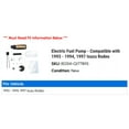 thumbnail image 2 of Electric Fuel Pump - Compatible with 1993 - 1994, 1997 Isuzu Rodeo, 2 of 2