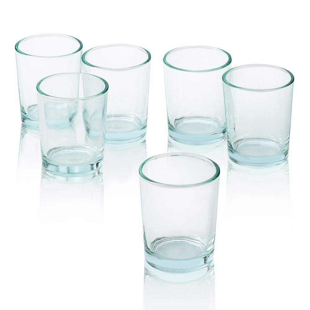 Set of 72 Clear Glass Votive Candle Holders 