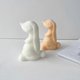 thumbnail image 3 of Molde de silicona con forma de conejo de orejas largas y aroma fácil de desmoldar para hacer velas, 3 of 5