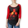 thumbnail image 2 of Bioworld Womens Dawn Of Justice Graphic T-Shirt, Black, Juniors, Medium, 2 of 2