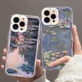 thumbnail image 2 of Claude Monet-funda de teléfono de artes impresistas, carcasa transparente para iPhone 11 12 Mini 13 14 Pro Max Fivean unisex, 2 of 2