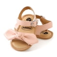thumbnail image 4 of SOFMUO Baby Girl Sandals Bowknot Soft Infant Girls Princess Dress Summer Walking Shoes(6-12 Months,Pink), 4 of 6