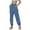 Blue, variant on Women's Casual Drawstring Utility Joggers Pocket Trousers Comfortable Long Length Everyday Wear Bottoms Blue S
