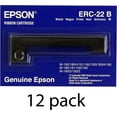 thumbnail image 2 of Cartucho de cinta Epson ERC-22B negro, paquete de 12 unidades para M-180, M-181, 2 of 4