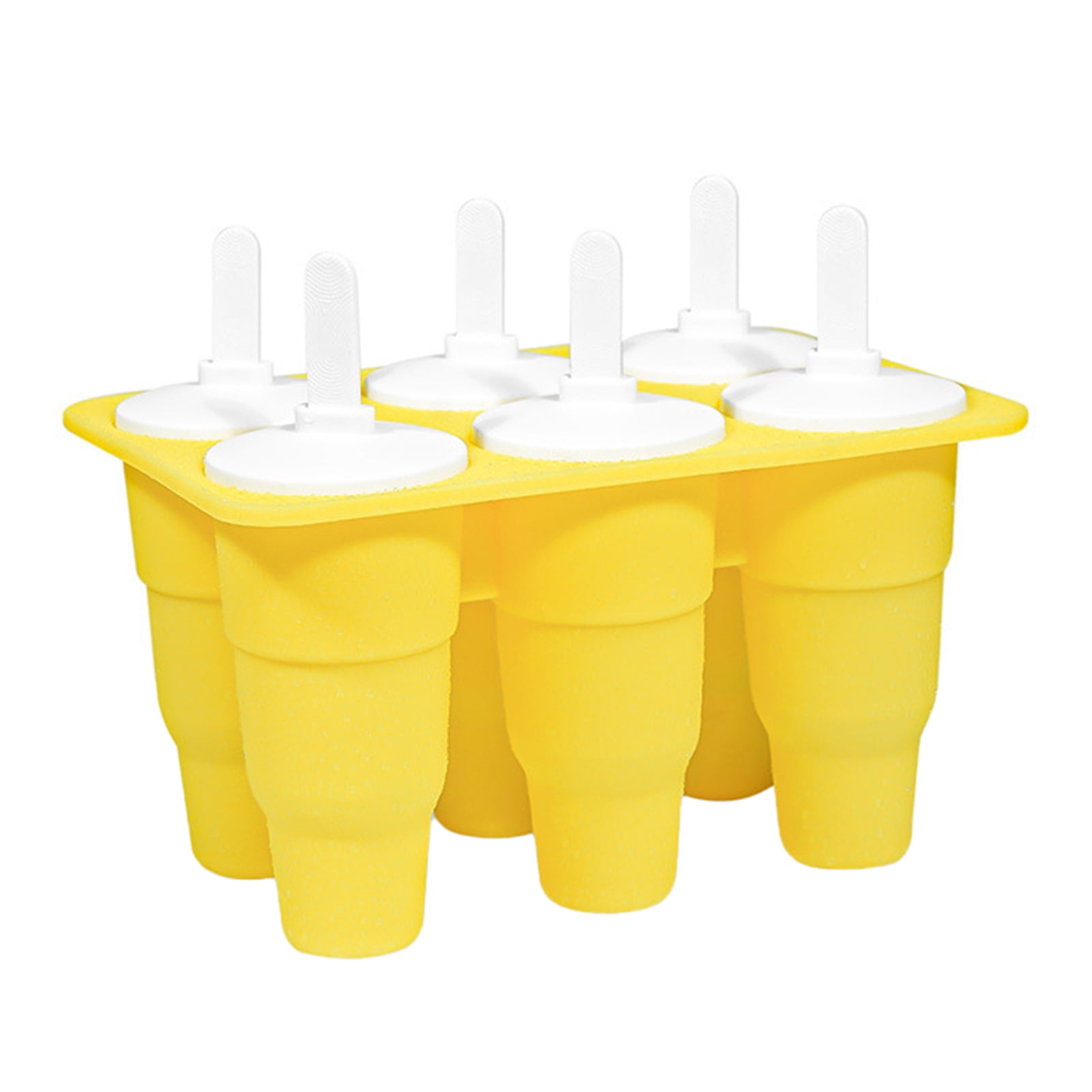 Reheyre Nonstick Collapsible Icelolly Mold Set Silicone 6 Cavity