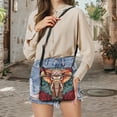 thumbnail image 5 of LedBack Boho Elephant Leather Crossbody Satchel Bags for Women Lady, Medium Size Hobo Bag Shoulder Handbag Sling Messenger Purse Cross Body Handbag for Party Travel, Red, 5 of 7