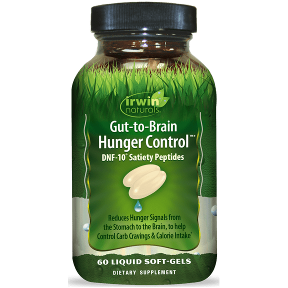 Irwin Naturals Gut-to-Brain Hunger Control – 60 Liquid Soft-Gels