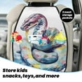 thumbnail image 4 of Goofa Watercolor Snake Pattern Car Back Seat Protector for Kids (2 Pack) ,Anti-kick Storage Mat for Car Seats,Shields from Footprints, 4 of 6