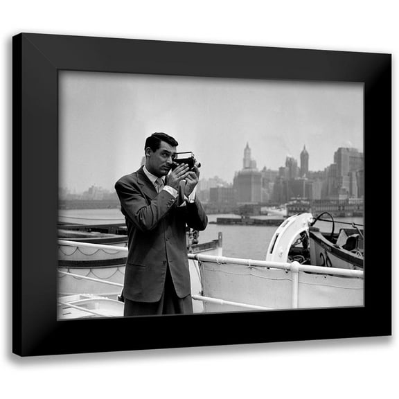 Hollywood Photo Archive 14x11 Black Modern Framed Museum Art Print Titled - Cary Grant
