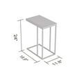 thumbnail image 2 of Safdie & Co. Accent Table C-Shaped Marble Gold Metal, 2 of 4