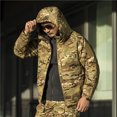 thumbnail image 5 of Abrigo táctico reflectante térmico para hombre, Parkas de invierno para exteriores, CPCamouflage, rompevientos grueso, chaquetas de viaje para senderismo y caza, 5 of 5