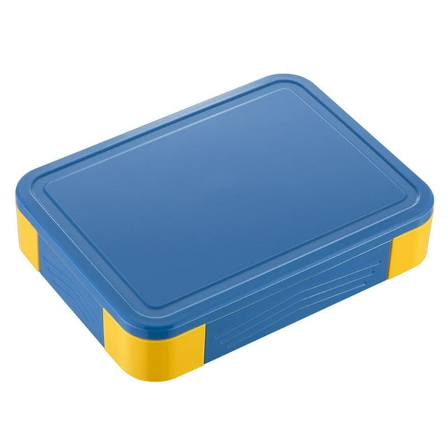 Fiambrera Bento a prueba de fugas - de plástico, con cubiertos - para adultos/niños, escuela/trabajo, apta para lavavajillas/microondas