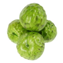 OULII Kitchen Fruit Decor Faux mosa Model Green Foam 4Pcs