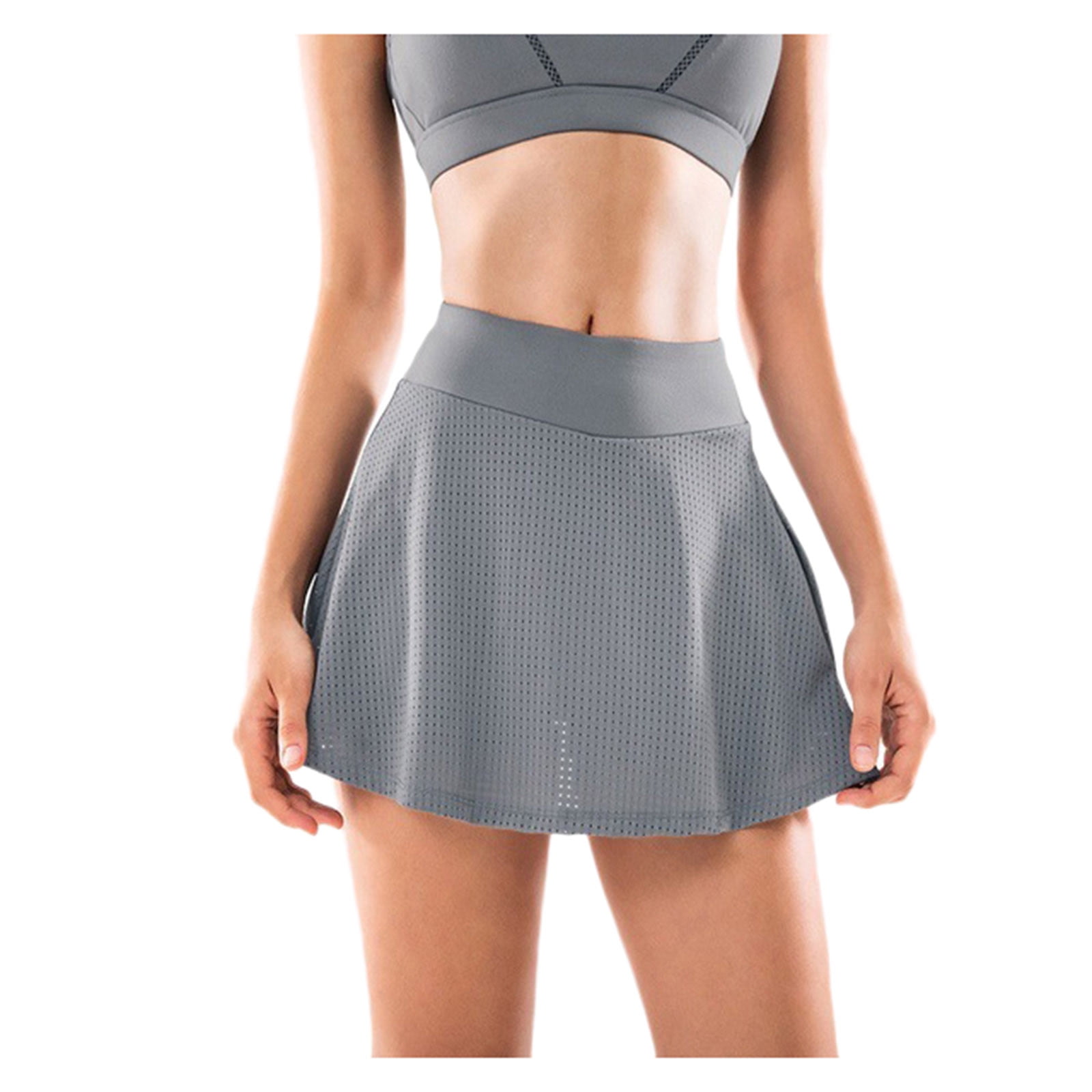 Women's Active Skort Athletic Stretchy Pleated Tennis Skirt for Running  Golf Workout - Walmart.com