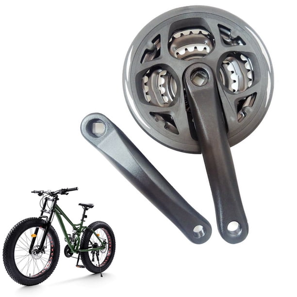 Bras de Manivelle, 170mm Manivelles de Vélo Diamond Hole Trou Carré Simple Manivelle Accessoires de Remplacement pour Vélo de - Sport