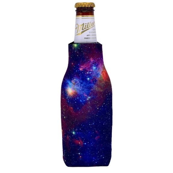 Galaxy Space Pattern Beer Bottle Coolie