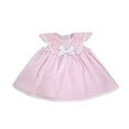 thumbnail image 2 of Pink Cotton Candy Fluttered Sleeves Dress and Bloomer Set, 2 of 3