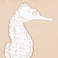 thumbnail image 3 of Seaside Seahorse Applique Accent Throw Pillow Decor, 3 of 4