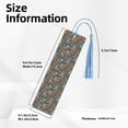 thumbnail image 3 of Kdxio Industrial Transportation Print Metal Tassel Bookmarks,Perfect Gift for Art Lovers and Bookworms Metal Bookmarks for Women, 3 of 8