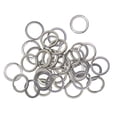 thumbnail image 2 of segolike Anneau en Acier Inoxydable Porte-Clés Bricolage 50 Pcs, 2 of 9