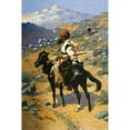 thumbnail image 3 of Remington, Frederic 11x14 Black Modern Framed Museum Art Print Titled - An Indian Trapper-1889, 3 of 5
