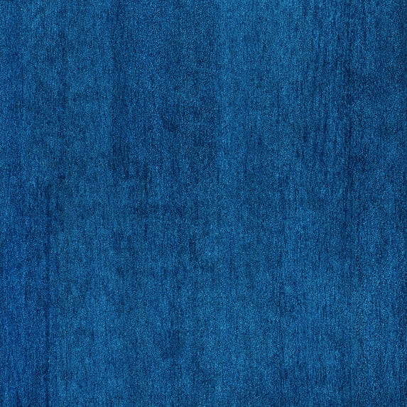 Ahgly Company Indoor Square Abstract Light Blue Modern Area Rugs, 7' Square