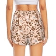 thumbnail image 2 of Lsque coffee tea pots Printed Women's Running Shorts with Liner Pockets,Elastic Quick Dry Workout Athletic Gym Yoga Shorts,Womens High Waist Shorts-Large, 2 of 9