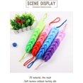 thumbnail image 3 of 4 Packs Long Stretch Back Sponge With Rope Handles Back Scrubber Body Sponges For Bathing, Bath Shower Mesh Sponge Body Deep Cleaning For Men & Women, 3 of 5