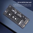 thumbnail image 4 of Peggybuy M2 To SATA3.0 SSD Adapter B Key Riser Board 22 Pin Support NGFF 2260 2280 M2 SSD, 4 of 9