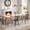 White & Gold, variant on Tribesigns Dining Table for 6-8 Person, 78 inch Long Rectangular Kitchen Dining Table for Living Room and Dining Room, 78.7 x 27.5 x 29.5 Inches (Only Table, Brown)