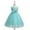Cyan, variant on Formal Dresses for Girls Princess Dress Maxi Dress Elegant Birthday Dress Tea Party Dress