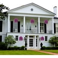 thumbnail image 2 of Hanging Baskets Artificial Flowers for Outdoor Interior Decor, Artificial Daisies Flowers shrubs Flowers Plants with Baskets for Home Porch Garden Patio Patio Spring Decoration(Pink), 2 of 5