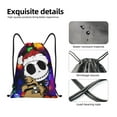 thumbnail image 4 of Goofa The Nightmare Before Christmas Print Drawstring Backpack Bag Sport Gym Sackpack Cinch Bags Drawstring Bags Draw String Sport Bag-Medium, 4 of 6