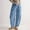 *Sky Blue, variant on ClodeEU Women's High Waisted Harem Pants,Baggy Cotton Slacks With Pockets,Casual Lantern Pant Gray,Womens Plus L