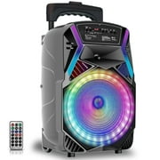 Technical Pro RAINB15 3000w 15" Bluetooth Battery LED DJ Party Speaker+Remote