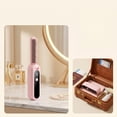 thumbnail image 4 of Portable Foldable Mini Hair Straightening Comb, Wireless Rechargeable, Digital Temperature Control, Negative Ion, Heated Teeth for Damage-Free Styling, 4 of 5