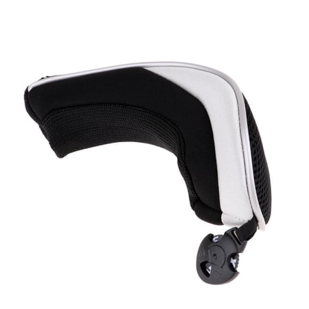 Premium Hybrid UT golf Cover Headcover with Interchangeable Number Tag - Black