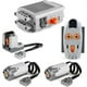 thumbnail image 1 of Kit de Potencia de Bloques de ConstruccióN Motorizados con FuncióN de Potencia de 5 Piezas 2 Motores Medianos, 1 Caja de BateríA, 1 Control Remoto IR, 1 Receptor, 1 of 10