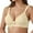 Beige, variant on Women's T-Shirt Bras Deep V Adjustable Straps Padded Molded Cup Supportive Bras Leisure Everyday Dress Wear Daily Bras