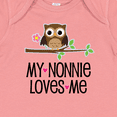 thumbnail image 4 of Inktastic My Nonnie Loves Me Grandchild Girls Baby Bodysuit, 4 of 5