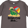 thumbnail image 4 of Inktastic Ocean City Maryland Boys or Girls Long Sleeve Toddler T-Shirt, 4 of 5